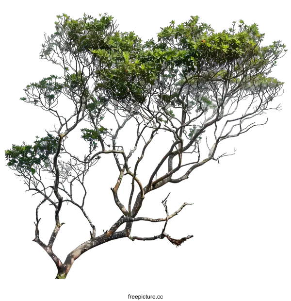 [Transparent Background PNG]Tree Branch Isolated on White Background