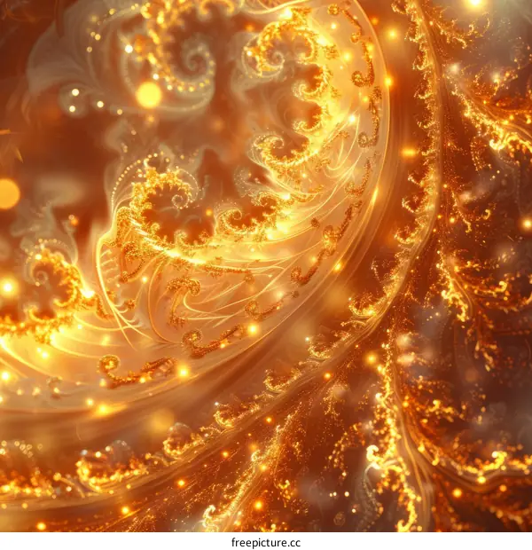Golden Fractal Spiral