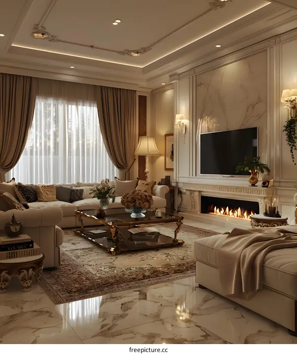 Luxurious living room
