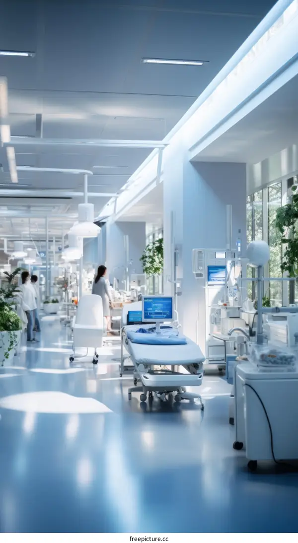 Modern Hospital Interior: A Glimpse into Healthcare Design