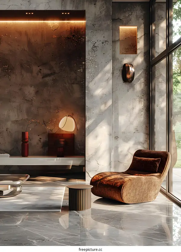 Modern minimalist living room