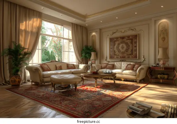 Elegant Living Room Interior Design