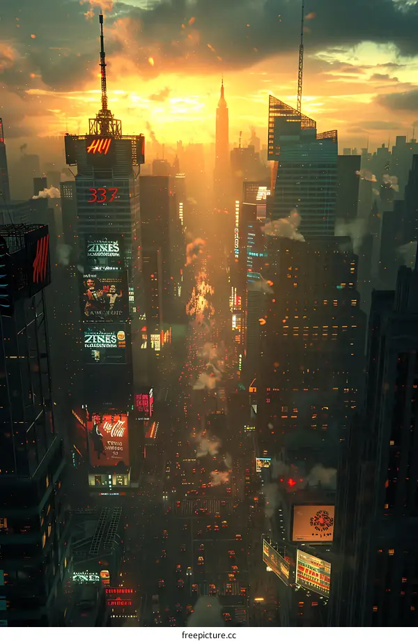 New York City in a post-apocalyptic world