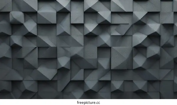 Abstract Geometric Pattern Wall Design