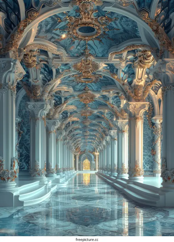 Intricate Baroque Palace Interior Design