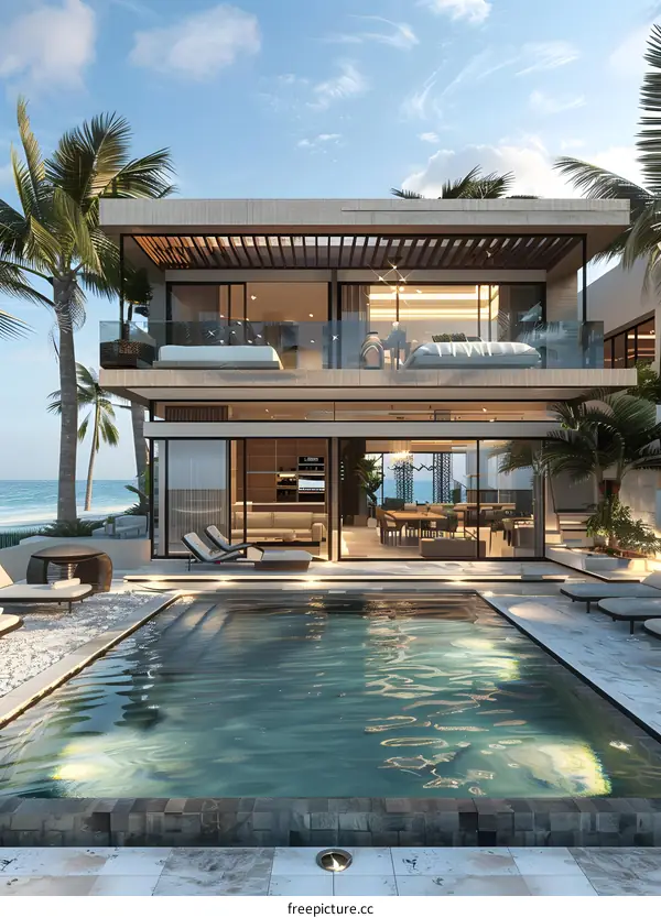 Modern Beachfront Villa