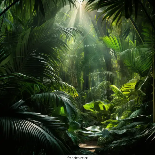 The Dense Green Plants of the Jungle