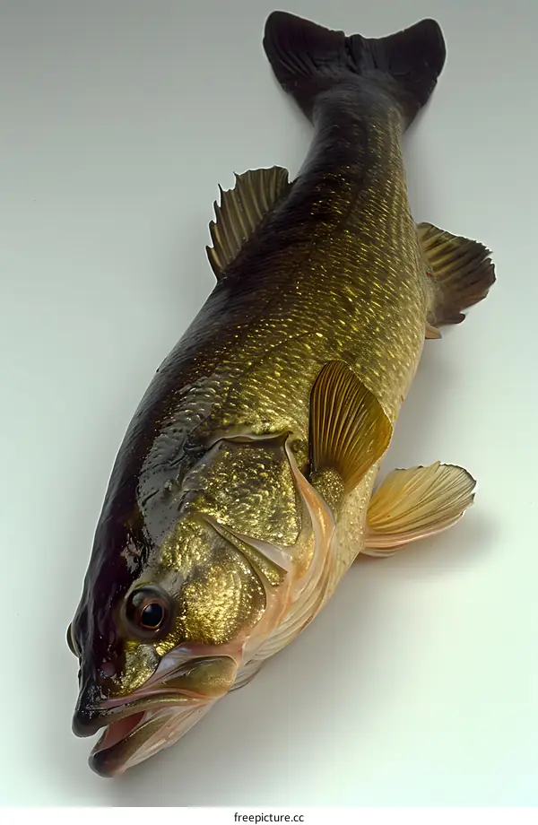 A largemouth bass fish