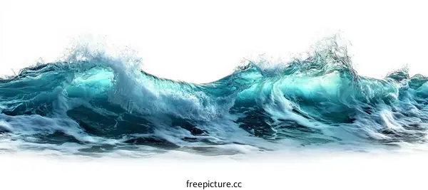 Ocean Waves Crashing on a Shore