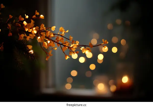 Warm Golden Lights Festive Decoration