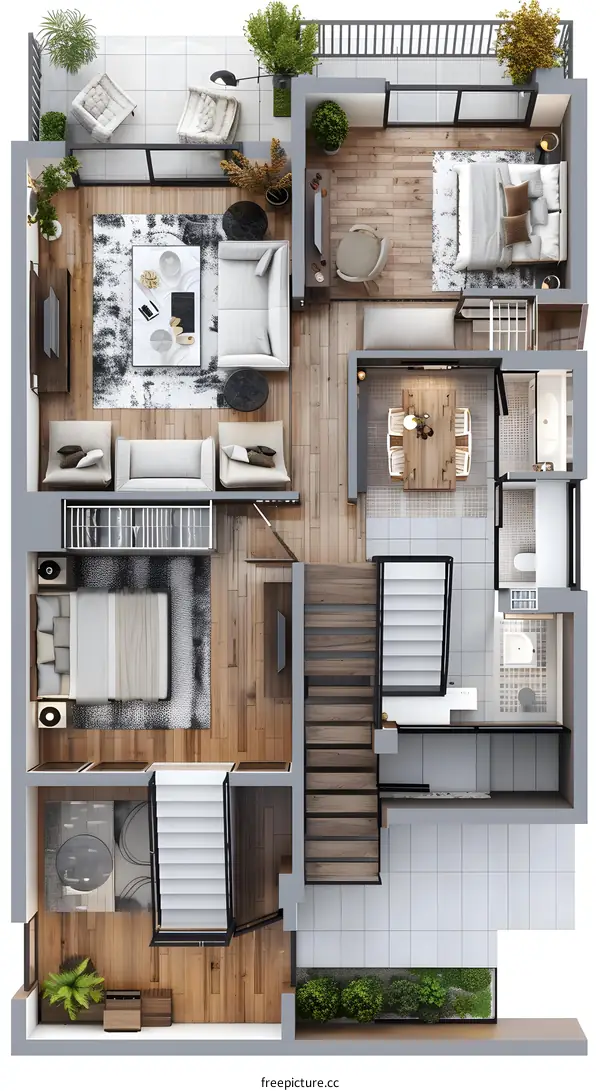 Duplex Apartment Interior Design