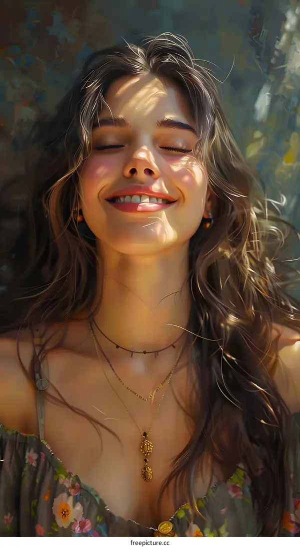 portrait of a smiling woman