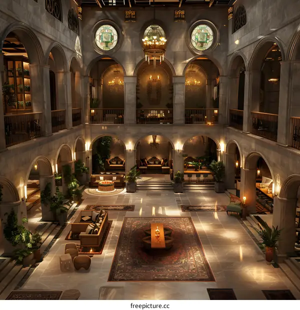 The retro interior environment