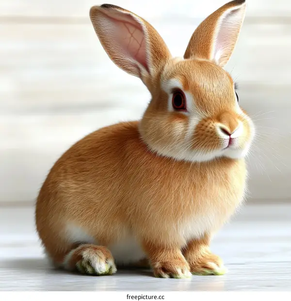 Adorable Baby Bunny in a Peaceful Setting
