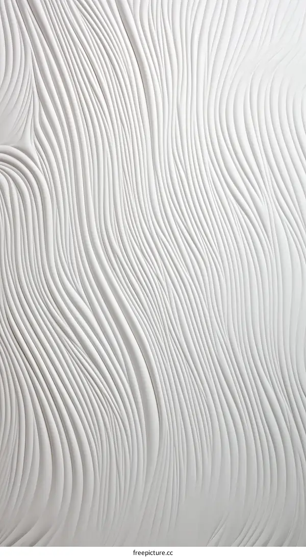 white wavy plaster wall texture
