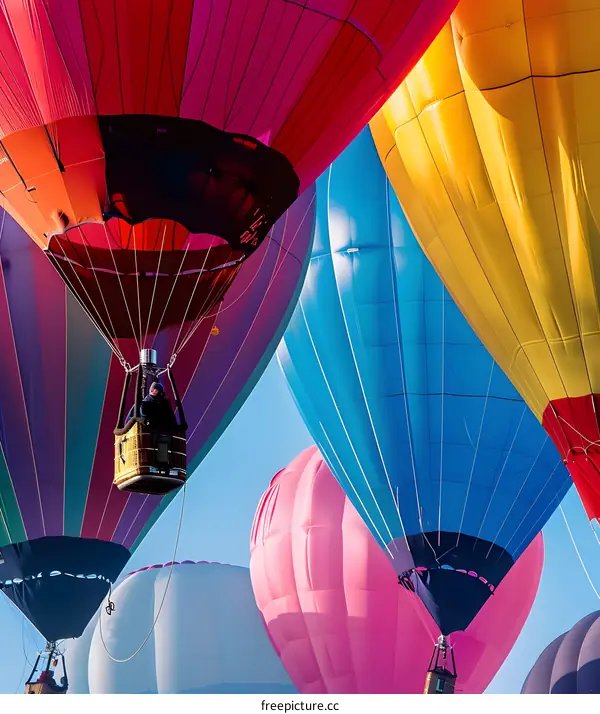 Colorful Hot Air Balloons Flying in the Sky