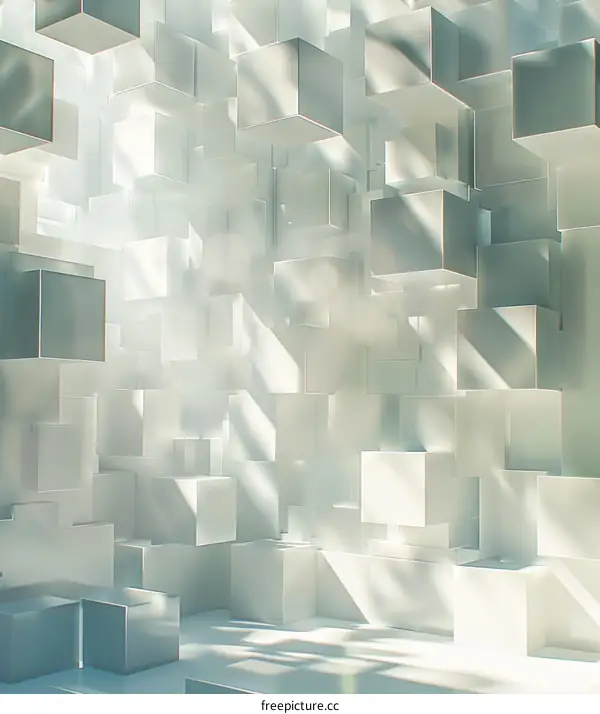 Cubes Composition 3D Abstract