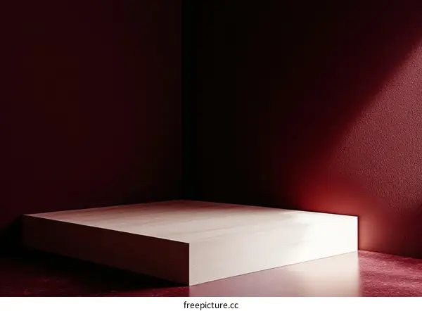 Modern Minimalist Wooden Display Platform