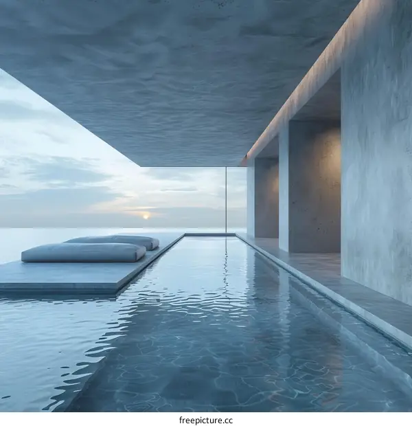 Luxurious Modern Minimalist Villa by the Ocean