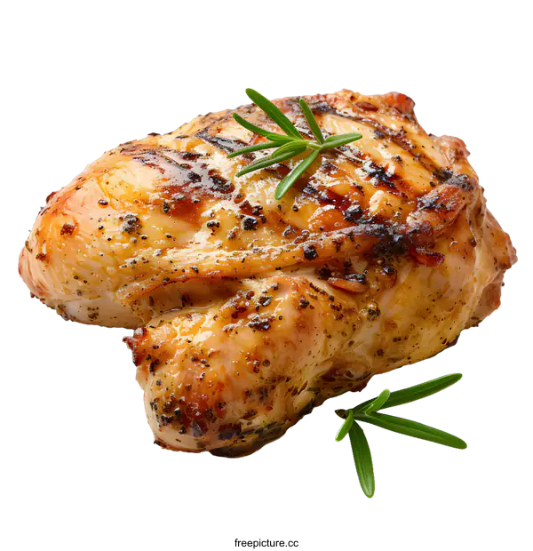 [Transparent Background PNG]Delicious Grilled Chicken Breast