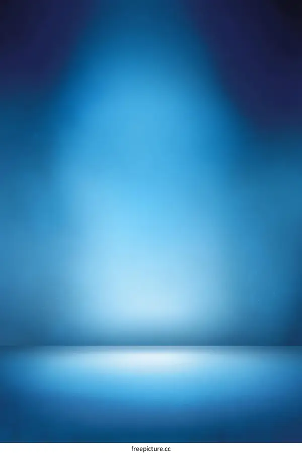 Gradient Blue Studio Background with Soft Lighting