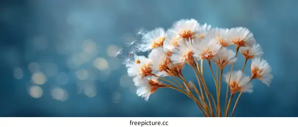 Delicate Dried Flowers in Soft Focus