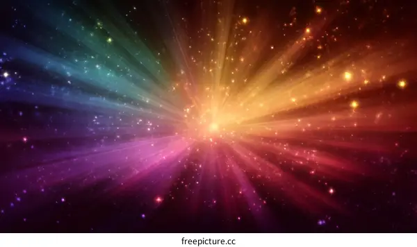 Radiant Burst of Starlight in a Cosmic Spectrum