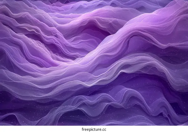 Purple Wavy Dream World