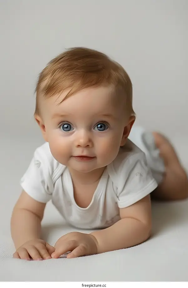 Portrait of a happy baby