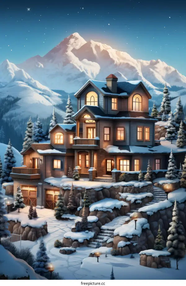 Luxurious Getaway in a Mountain Lodge