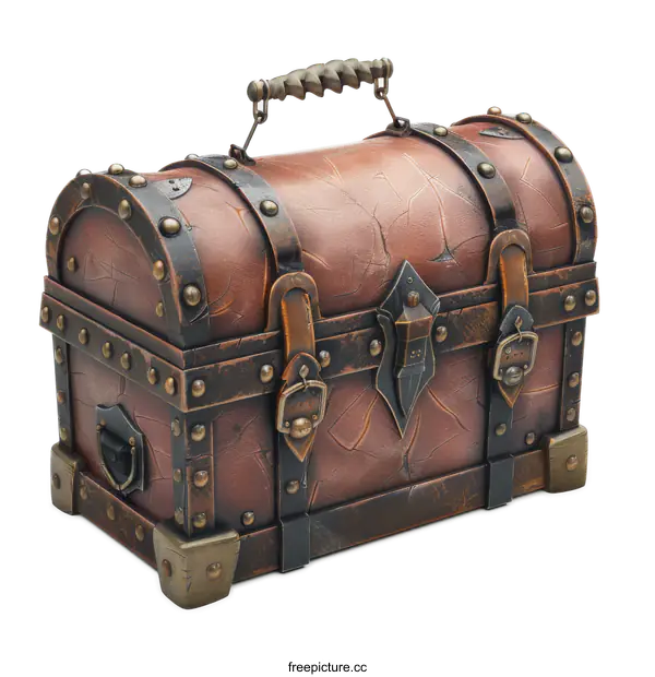 [Transparent Background PNG]An illustration of a treasure chest