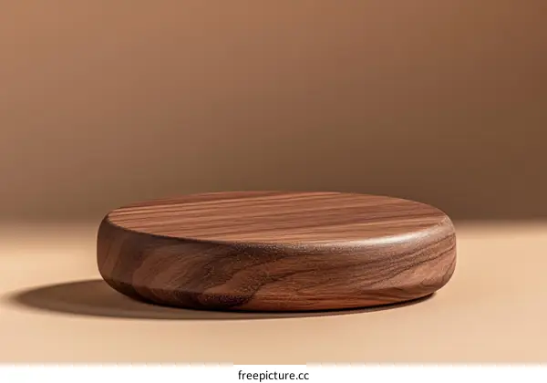 Wooden Display Platform Minimalist Design