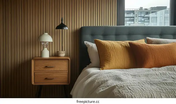 Modern Bedroom Interior Design with Warm Tones