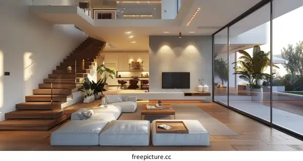 Modern luxury house interior design