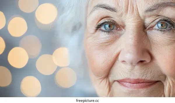 Close Up Portrait of a Senior Woman