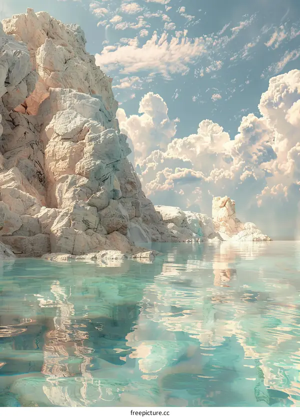 Lonely house on a cliff