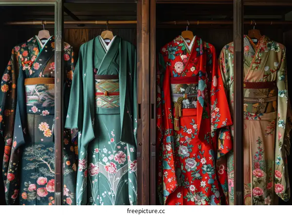 Traditional Japanese Kimonos