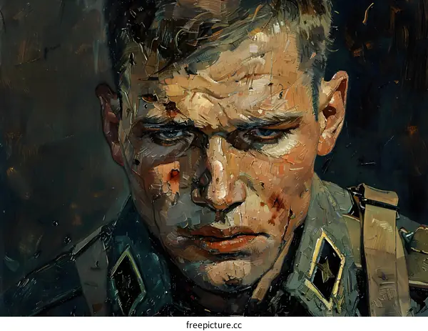Portrait of a German Soldier