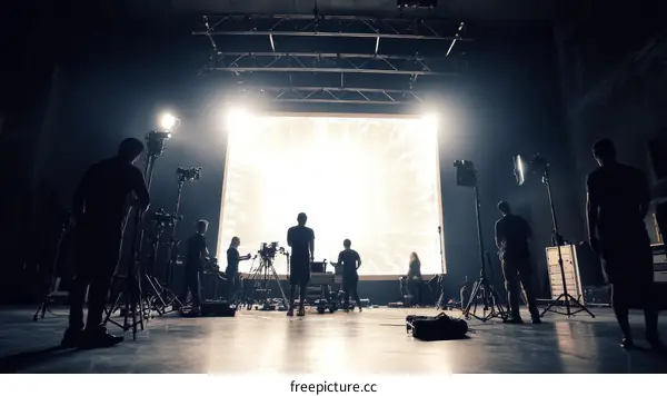 Film Production in a Studio Setting