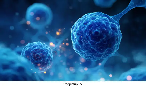 Detailed 3D Model of Cells