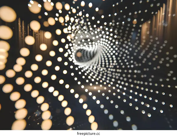 Abstract Light Tunnel Background
