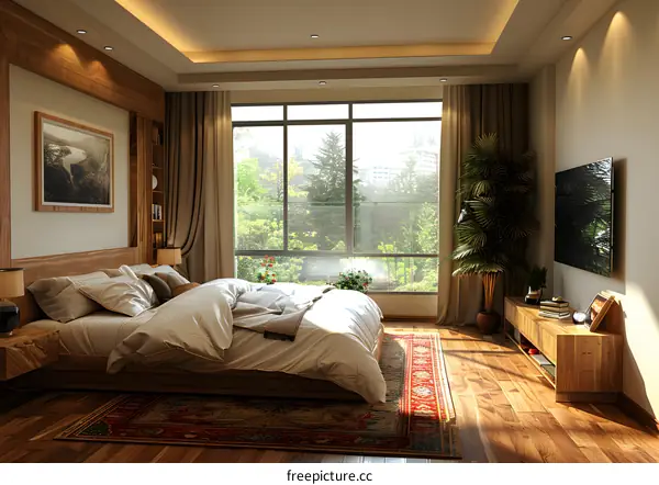 Cozy Bedroom with IKEA Furniture