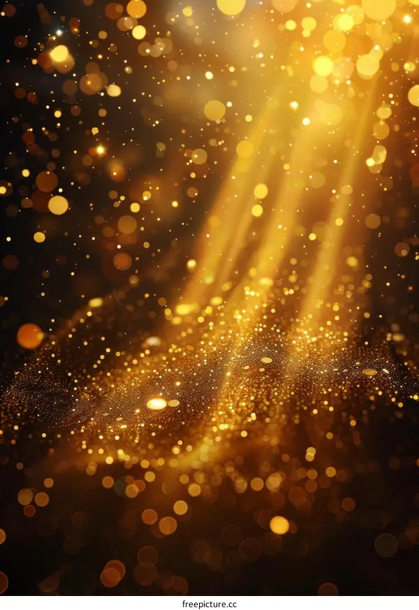 Golden glitter background