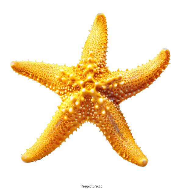 [Transparent Background PNG]Isolated Starfish on White Background