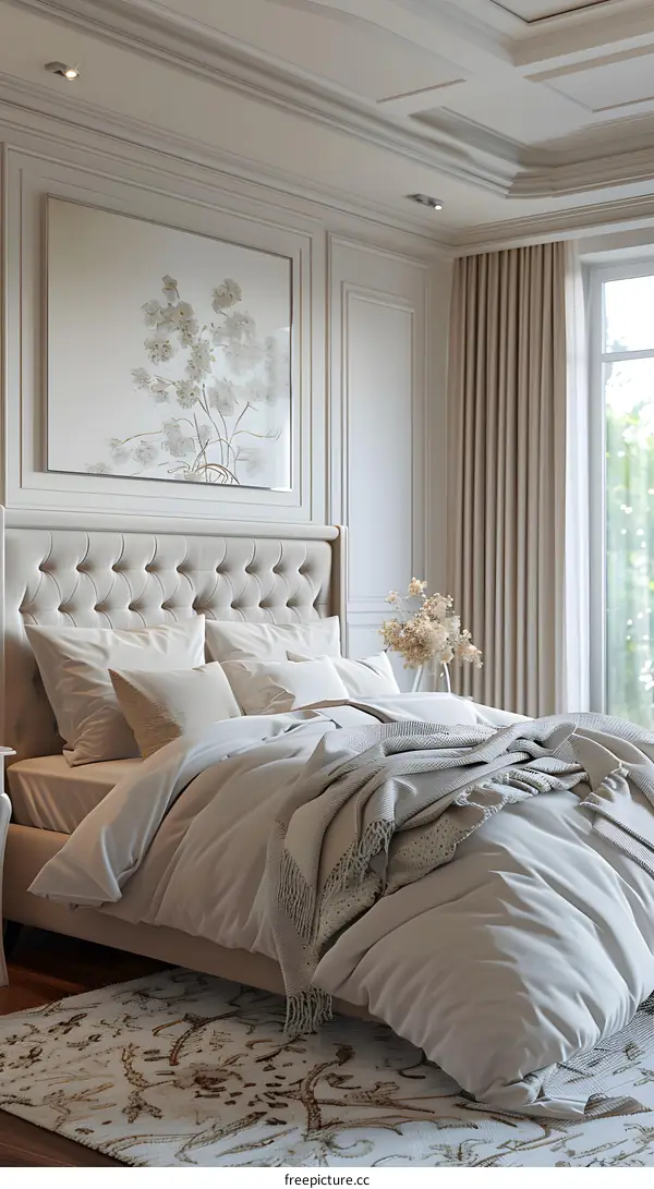 European-style bedroom