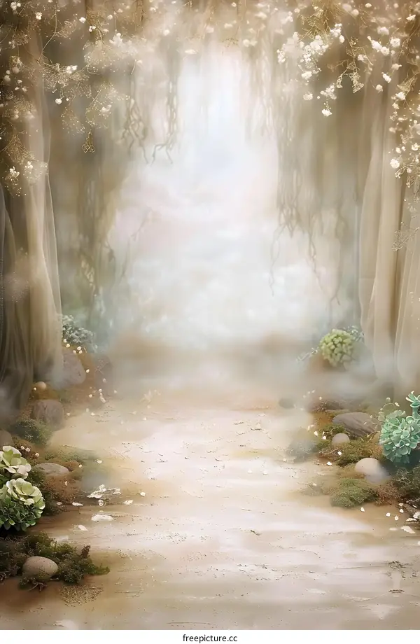 Fantasy Forest Path Background