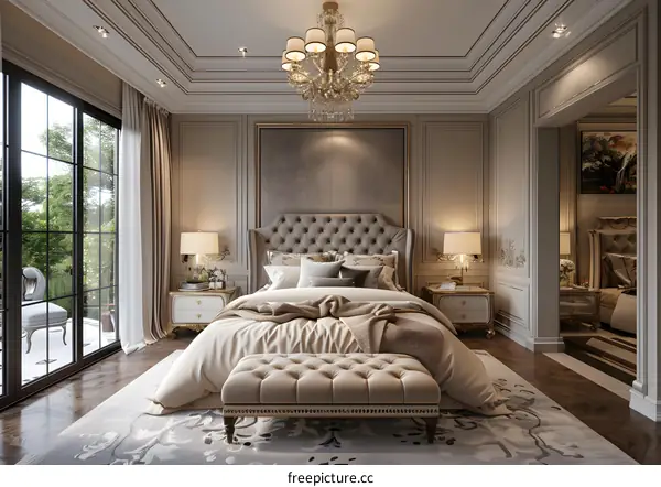 European luxury bedroom