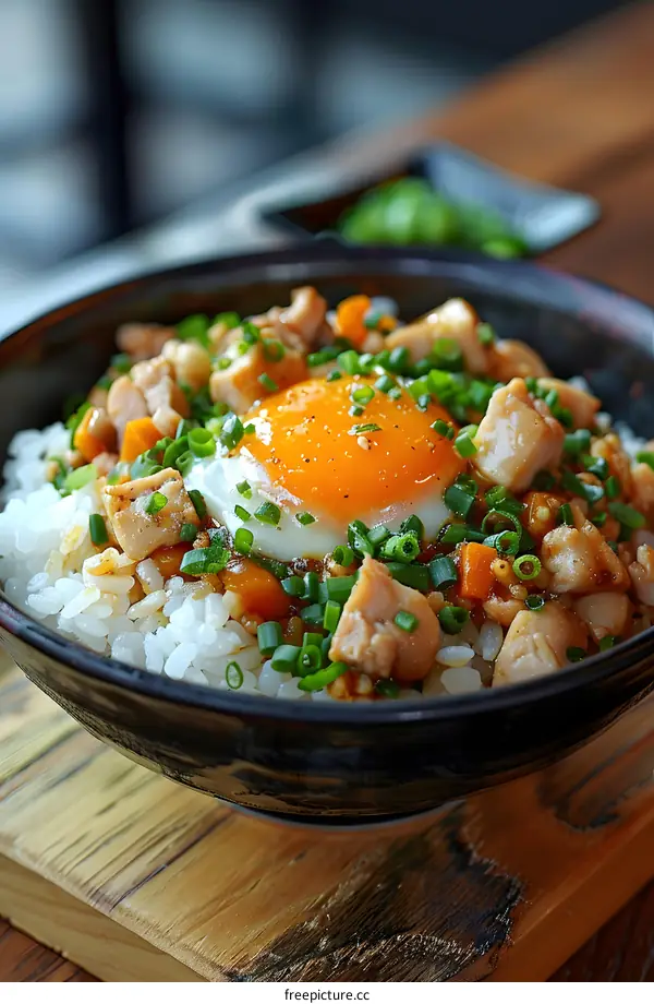 Chicken and Egg Rice Bowl