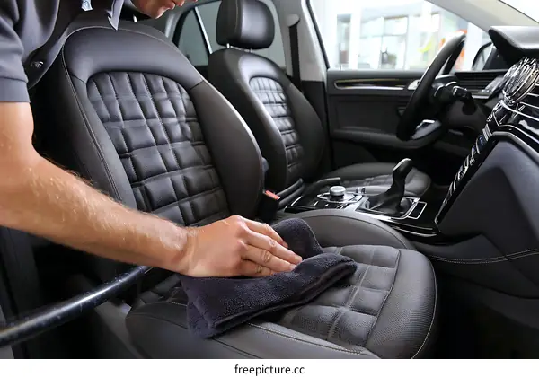 Car Interior Cleaning Detailing Leather Seats