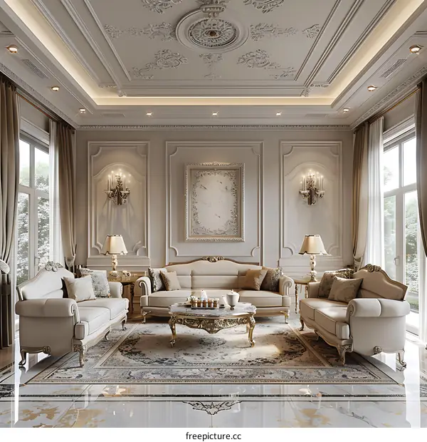 European style living room